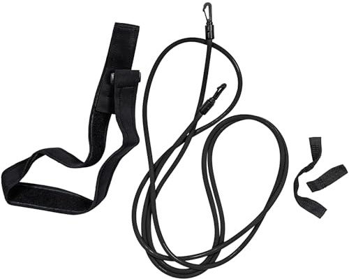 Homoyoyo Set Cintura da Nuoto Fasce di Resistenza 6x10x4 M Nero, Attrezzatura per Allenamento Nuoto Statico per Adulti in Piscina