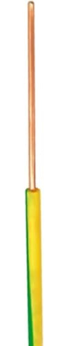Elektrisk ledning, trunking solid 18AWG elkabel 18AWG solid koppartråd 220V 380V Elektrisk strömledningar Enkelkärniga kablar Anslutningsvävstol (Färg: RÖD, storlek: 50 meter)(Yellowgreen,10meter)