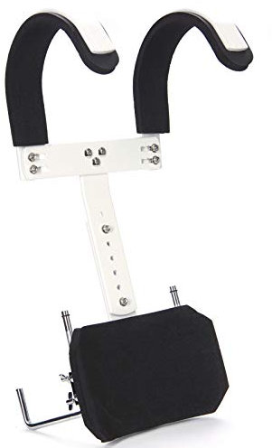 Fame Marching Snare Drum Tragegestell, gepolstert, Aluminium, One Size, weiß, leicht, bequem, individuell einstellbar, ideal für Musiker, ca. 2 kg, Zubehör für Snare Drums