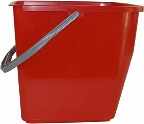 Synx Tools Eimer Rot, Mopp, putzwagen reinigungswagen, Reinigung/Reinigungsartikel, Rolleimer, 25 Liter