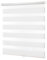 Ventanara® Doppelrollo schnurlos ohne Bohren Klemmfix Fenster Duo Rollo inklusive Montagematerial (weiß, 110 x 150 cm)