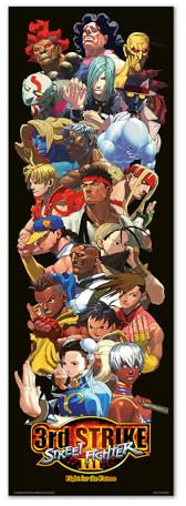 Grupo Erik Street Fighter Poster - 20.8 x 62.2 inches / 53 x 158 cm - Shipped Rolled Up - Cool Posters - Art Poster - Posters & Prints - Door Posters