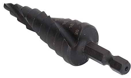 Stiefmaschinenbohrer, Bits Metall für Bit HSS Spiral Groove Pagode Loch REAMER SELTE TOHR HEX SEX SHANK SCHWARZ 15 STRESS 4-32 Mm (9 Stufen (4–20 mm))