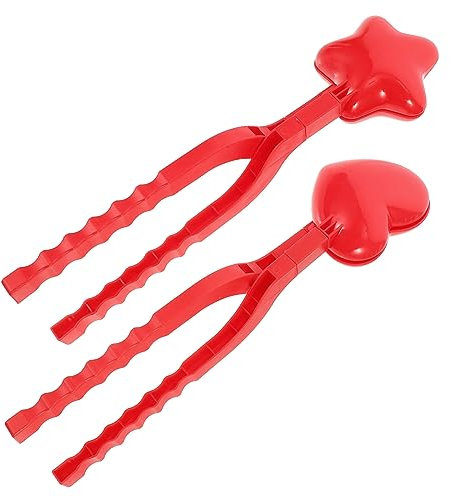 Anneome 2Er Set Schneeballform Lustiger Schneeballclip Schneeballkampfform Schneeballherstellung Zubehör Schneeballmacher Spielzeug Kreativer Schneeballclip Interessanter