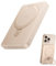 TORRAS Power Bank magnetico da 10000 mAh con ricarica rapida Magsafe e supporto O, caricatore portatile da 22,5 W PD Wireless Fast PowerBank, per iPhone 16 Pro Max, Pro, 15, 14, 13, 12, oro rosa