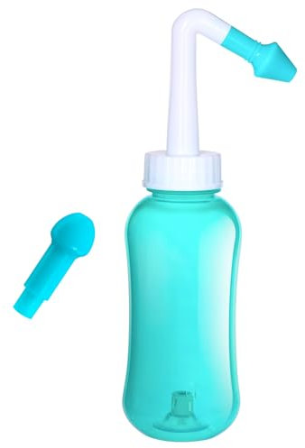 Neti Pot Sinus Rinse Bottle 300ml Sinus Rinse Kit Nose Wash Cleaner Pressure Rinse Nasal Irrigation for Adult & Kid BPA Free