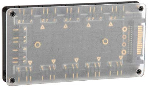 Fan Hub Splitter for ASUS/MSI AURA Motherboard RGB 5V 3‑Pin 10‑in‑1 Interface Extension Computer Accessories and Parts