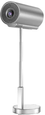 Fangxuee Miniproyector X5 PortáTil Compatible con VíDeo 4K para Cine en Casa, Proyector de VíDeo con Enchufe Europeo