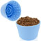 2Pcs Dog Slow Feeder Bowl Silicone Dog Lick Bowls with Suction Cup Bottom Anti-Gulp, Anti-Overeating Dog and Cat Lick Treat Dispensers Microwave Safe Pet Licking Bowls for Dry Wet Raw Food