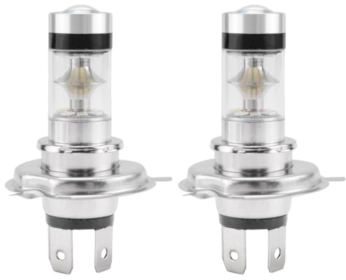 Surluoen 2 Unids Alta Potencia Led H4 Hb2 9003 Bombilla 100 W 20Led Coche Faros Lámpara de Antiniebla 6000K