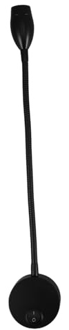 Operitacx Applique Murale LED Réglable 3w Noir avec Interrupteur