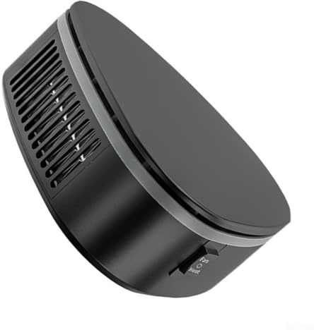 Zilimontt Calentador eléctrico para coche, 120 W, 12 V CC, ventilador de calefacción portátil con descongelador rápido para parabrisas, diseño compacto para todos los modelos de coche