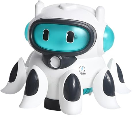Générique Giocattolo robot polpo, giocattolo da passeggio polpo,Giocattolo elettrico a forma di polpo - elettrico a forma di polpo, giocattoli da passeggio striscianti, giocattolo educativo di
