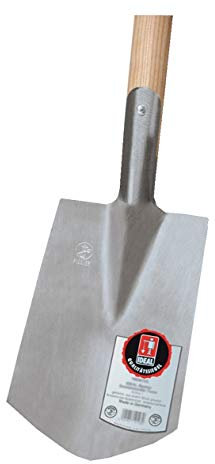 Pionier-Damenspaten | Geestemünder Form | Blatt feinpoliert | ohne Tritt | T-Stiel 85cm | Für die Gartenarbeit in harten und steinigen Böden | Eindringen in Harte oder steinige Böden