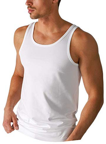 Mey Tagwäsche Serie Dry Cotton Herren Shirt o.Arm Weiss XL(7)