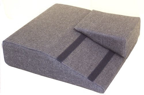 nudischer Arthrodesenkissen XL Mai 43x43x Höhe 10 cm in anthrazit