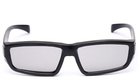 PRECORN 3D Brille schwarz Universale Passive für Cinema kompatibel mit 3D LG Sony Easy 3D Philips Panasonic UVM.