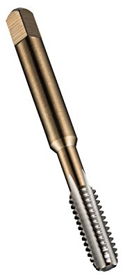 Dormer E524 HSS Straight Flute Hand Tap UNF with Bright Finish, ISO Standard, Single Pack