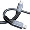 ORICO Thunderbolt 4 Cable, 6.6 ft/2M 40Gbps USB4 Cable Compatible with Thunderbolt 3 with PD 100W (20V/5A), 8k@60Hz (Two Displays 4k@60Hz) for Phones, Tablets and Laptops(2M)