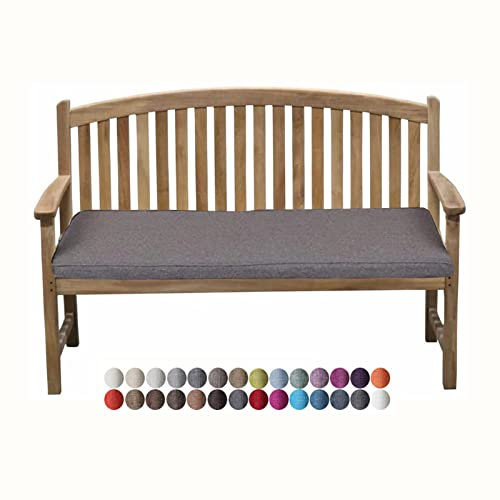 KCYXSMAX Bankauflage Bankkissen Bankpolster für Gartenbank 170x50x5cm Sitzauflage Polsterauflage mit abnehmbarem Bezug für Outdoor Bank Hollywoodschaukel Terrasse Küche Esstisch