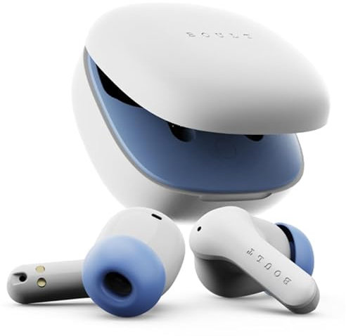Boult K10 Truly Wireless Bluetooth in Ear Earbuds with 50H Playtime, 4 Mic Clear Calling, 45ms Low Latency, 10mm Drivers, Touch Controls, Type-C Fast Charging, IPX5, TWS Ear Buds Wireless (Ice Blue)