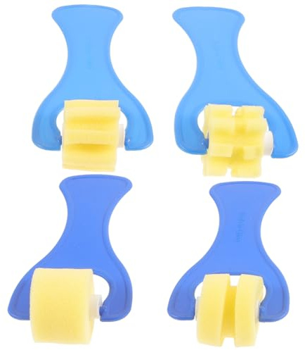 Alipis Rodillos de Esponja Material Plástico y Esponja, Fáciles de Controlar para Pintar 4 Piezas para Niños para Pintura Acrílica y Acuarela