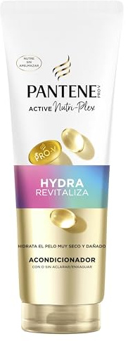 Pantene Pro-V Hydra Revitaliza Acondicionador 275ml para Pelo Normal y Seco. Acondicionador Ligero Diario con Pro-Vitamina B5 y Mezcla de Nutrientes. Sin Aceites Minerales. Active Nutri-Plex