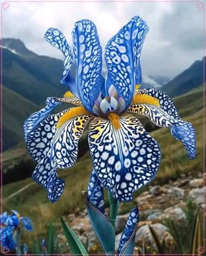 iris bulbi, Robusto, Elegante, Delicato, Sottile, Bulbi di iris,Naturale-4 bulbi-D