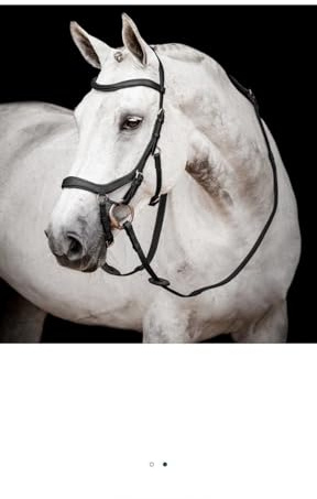 Horseware Ireland Micklem® Rambo Competition Bridle with Rubber Reins – Ergonomic Horse Riding Bridle | Premium Leather Equestrian Bridle Clearance - Medium