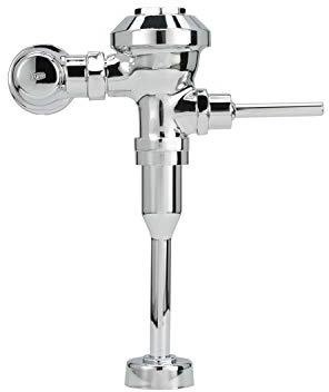 Zurn Z6003-WS1-YB-YC Aquaflush Exposed Manual Diaphragm Flush Valve for 3/4 Urinal with 1.0 GPF Sweat Solder Kit, Cast Wall Flange, Chrome