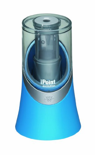 Westcott E-55033 00 iPoint évolution elektronischer Anspitzer, Blau