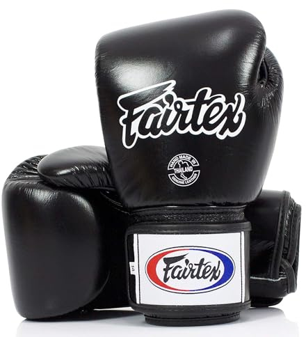 Fairtex BGV1BR Gants de Muay thaï et d'entraînement pour Homme, Femme, Enfant | Gants de Boxe MMA, Kickboxing, Gym, entraînement | Gants de Boxe légers et Absorbant Les Chocs