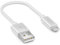 deleyCON 0,15m Lightning 8 Pin USB Ladekabel Datenkabel MFi Zertifiziert für Apple iPhone 14 Pro Max 14 Pro 14 Plus 14 SE 13 Pro Max 13 Pro 13 Mini 12 Pro Max 12 Pro 12 Mini - Weiß