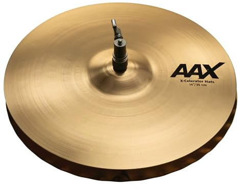 SABIAN 14 AAX X-Celerator Hi-Hat Cymbals, Brilliant Finish