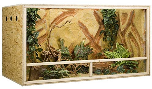 OSB Terrarium, Holzterrarium 150x80x80 cm mit Seitenbelüftung