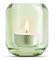 EVA SOLO | Acorn Glaskerzenhalter Jade |Dekorativer Teelichthalter aus farbigem Glas | Jade