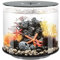 biOrb Tube 35 MCR schwarz - Elegantes Design-Aquarium, Komplettset mit Filtersystem, 360-Grad-Blick