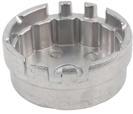 Hoppipola Chiave per rimozione tappo filtro olio a 14 flauto, 64,5 mm, in lega di alluminio, compatibile con Toyota Corolla Camry Prius RAV4 Lexus