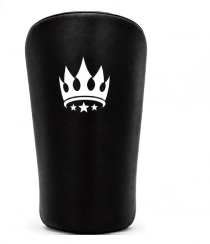 Playerz Calf Kick Pad – Premium Microfibre Low Kick Training Pad with High-Density Foam Padding, Adjustable Straps for Muay Thai, Kickboxing, MMA & Combat Sports Coaching