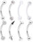 AceFun 16G Curved Barbell Piercing Rook Helix Piercing Augenbrauen Bauchnabel Piercing Ring Lippenpiercing 8 Stück