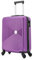 Flymax 55x40x20 4 Wheel Super Lightweight Cabin Luggage Suitcase Hand Carry on Flight Travel Bags Approved On Board Fits Easyjet Ryanair Jet 2 BA Purple
