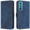 OKZone Compatible With Motorola Moto Edge 30 Case, Wallet Case PU Premium Leather with Card holder Slots Magnetic Protect Flip Cover Bookstyle Phone Cases Cover for Motorola Moto Edge 30 (Blue)