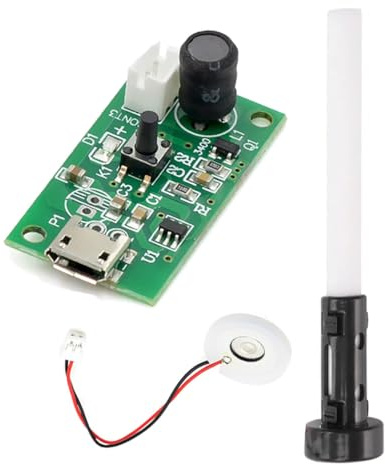 Hailege DIY luftfuktare kit USB Mist Maker fuktgivande spray atomizer med timerfunktion och bomullspinne