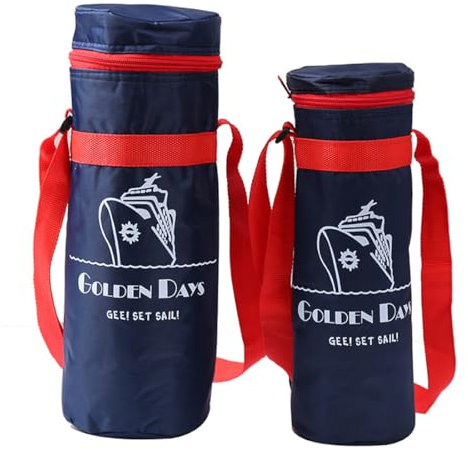 Dosen Kühltasche, 2 Stück Kühltasche für Wasserflasche, universelle Wasserflasche, hohe Kapazität, isolierte Kühltasche, Outdoor, Camping, Wandern, Wasser Flasche Kühler Einkaufs Tasche