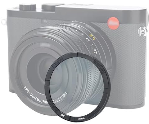 JJC Filtro UV ultra sottile per Leica Q2, Q3 43, 19 strati multi-rivestimento 99,3% trasmissione della luce anti-vignetta 3,7 mm protezione obiettivo custodia umidità