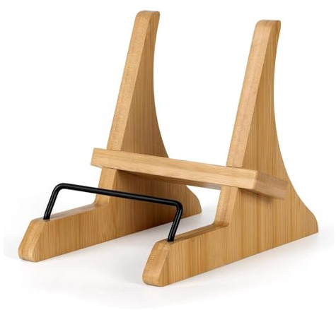 Support de Livre en Bois,Smavles 1Pcs Porte Livre de Cuisine,Support Livre de Cuisine,Amovible Presentoir Livre pour Afficher des Recettes,Livres,Disques,Cadres Photo