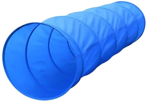 Générique Parcours d'Agilité pour Chien D'Agilité avec Tunnel | Équipement de extérieur pour chien Pour Terrain de Compétition et Loisirs en Plein Air Aire Récréative Plage Parc Jardin