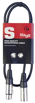 Stagg SMC1 S Serie Mikrofonkabel - XLR Männlich/Weiblich XLR 1 m