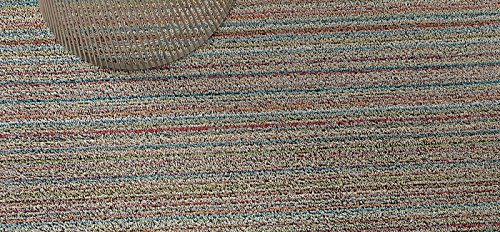 Chilewich Shag Skinny Stripe Fußmatte 46x71cm, Mehrfarbig weich für Innen- und Außenbereich geeignet