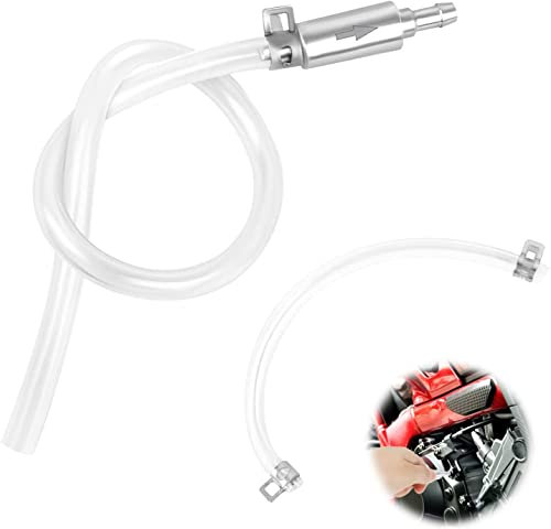 Bremse Entlüften Schlauch 1 Stück Motorrad Entlüftungsschlauch mit Einwegventil Motorrad Bremse Bleeder Kupplung Blutschlauch Werkzeug Kit für Motorrad (Transparent)